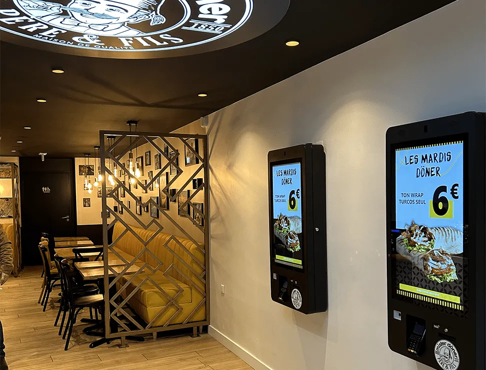 Borne tactile kiosk KOBÉ 2